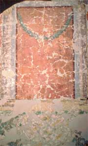 restoration fo Roman wall painting